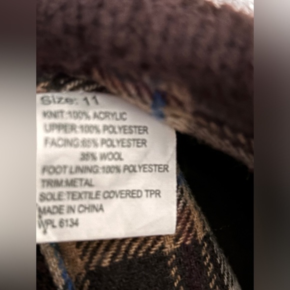 MUK LUK Lava Knit Overlay Round Toe Memory Foam Ankle‎ Bootie Women 11M Pull-On - Picture 8 of 9